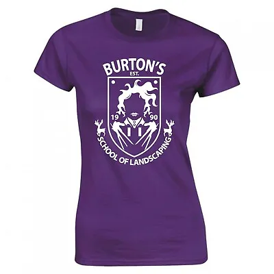 Buy Inspired By Tim Burton's Edward Scissorhands Ladies Skinny Fit T-shirt • 12.99£