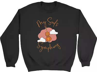 Buy Cello Instrument Kids Sweatshirt My Soul's Symphony Music Boys Girls Gift Jumper • 12.99£