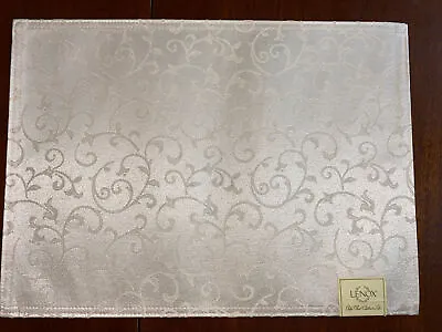 Buy NWT Lenox Linens Opal Innocence Ivory #7186 Placemat 13″ X 18″- With Tags! • 14.21£