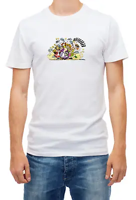 Buy Rotten Fish Asterix And Obelix Short Sleeve White Men T Shirt F182 • 11.40£