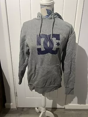 Buy DC Shoes Hoodie Pullover Grey Marl Front Pocket Mens Size Small • 8.99£