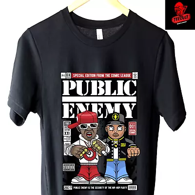 Buy Public Enemy 'Old Skool Rap' Music Tee Unisex Heavy Cotton T-Shirt S–3XL • 24.03£