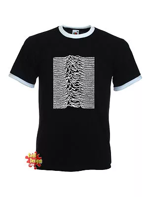 Buy JOY DIVISION Unknown Pleasures Ringer T Shirt All Sizes • 14.99£