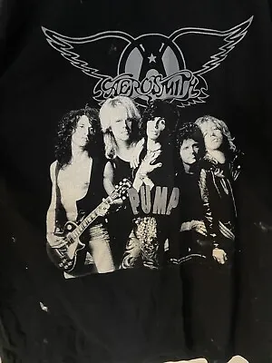 Buy Aerosmith Tour Tshirt Vintage Original Pump Tour 1989 • 15£