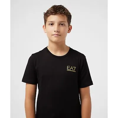 Buy Boy's Emporio Armani EA7 Juniors Core ID T-Shirt In Black • 26.59£