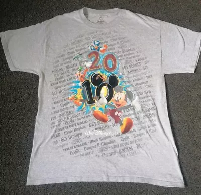 Buy Disneyland Resort Florida, Walt Disney World 2010 T-shirt. American Large Unisex • 5£