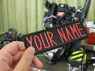 Buy Custom NAME TAG,Personalised Embroidered PATCH For Ghostbusters Uniform Iron On • 4.97£
