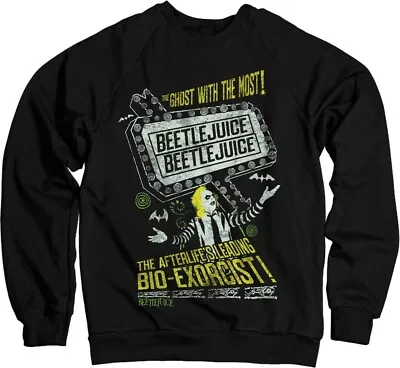 Buy Beetlejuice The Afterlife's Leading Bio-Exorcist Sweatshirt Black • 40.93£