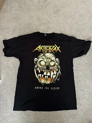 Buy Anthrax Official Among The Living T-shirt Never Worn L • 20£