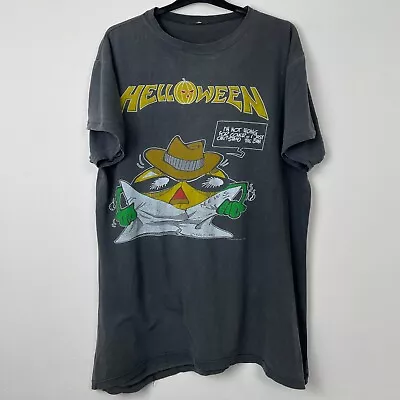 Buy Helloween Pumpkins Fly Free 1988 Rare Vintage Band T-Shirt XL • 25£