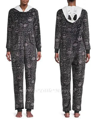 Buy Nightmare Before Christmas Womens Pajamas Union Suit Jack Skellington Size XS-3X • 37.66£