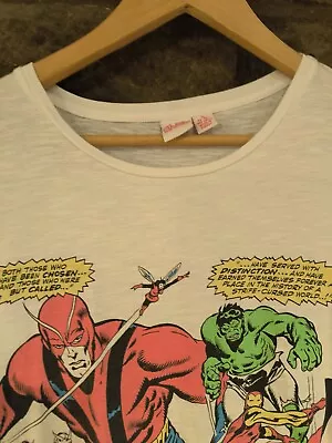 Buy Mens Print T-Shirt - Marvel Avengers (Primark) - XL Cotton • 4.99£