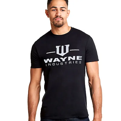 Buy Official DC Comics Mens Batman Bruce Wayne Industries T-shirt Black S - XXL • 10.49£