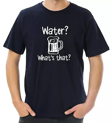Buy Water Whats T-Shirt Birthday Christmas Stocking Filler Gifts For Men Him Dad • 9.99£
