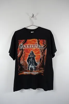 Buy Vintage Hammerfall Glory To The Brave Graphic T Shirt Band Promo Metal XL • 27.07£