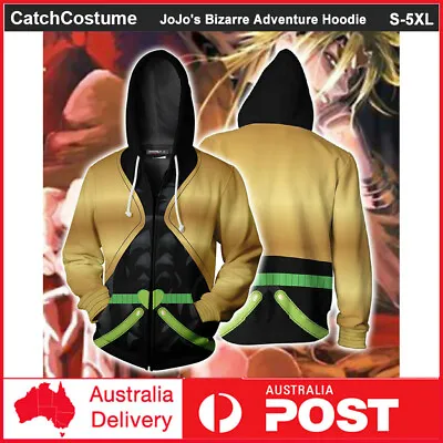 Buy JoJo's Bizarre Adventure DIO Dio Brando Hoodie Pullover Sweatshirt Cosplay Coat • 22.95£