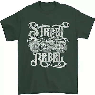 Buy Street Rebel Motorcycles Motorbike Biker Mens T-Shirt 100% Cotton • 10.48£
