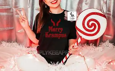 Buy Merry Krampus Shirt, Krampus Is Coming, Krampusnacht, Creepy Christmas Shirt, Go • 22.68£