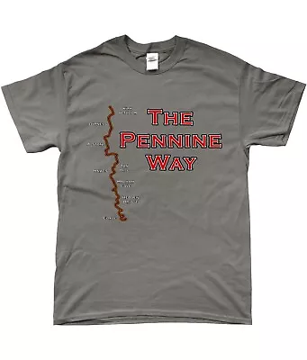 Buy The Pennine Way Souvenir T Shirt. National Trail. Hiking. • 17.99£