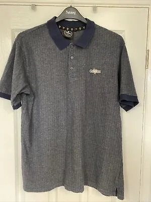 Buy Men’s Guinness Polo Shirt Size XL Blue Grey • 10.95£