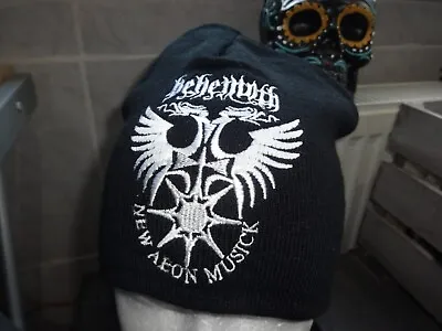 Buy Behemoth Embroidered Beanie Mutze Black Metal Horna • 15.54£