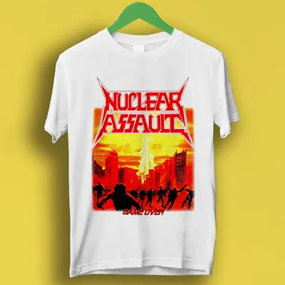 Buy Nuclear Assault Game Over S.O.D. Anthrax Hirax Megadeth Gift Tee T Shirt P252 • 6.35£