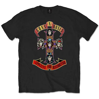 Buy Guns N Roses Appetite For Destruction Rock Official Tee T-Shirt Mens Unisex • 15.99£