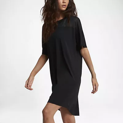 Buy NikeLab Essentials Dress - SMALL - 865777-010 Triple Blackout Lab T Shirt Long • 84.24£