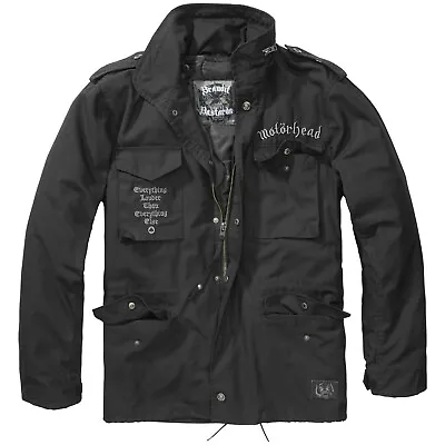 Buy Brandit Motörhead M65 Jacket Removable Lining Warpig Logo Field Coat Parka Black • 175.95£