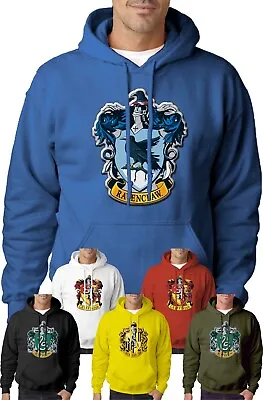 Buy Harry Potter Ravenclaw Hoodie Crest Hoody Hermione Ron Hogwarts Top Unisex • 29.50£
