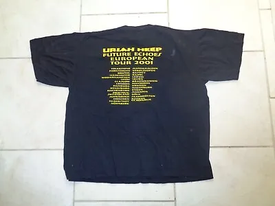 Buy Uriah Heep Future Echoes Of The Past Orig 2001 Tour T-shirt Xxl Nr-mint • 24.99£