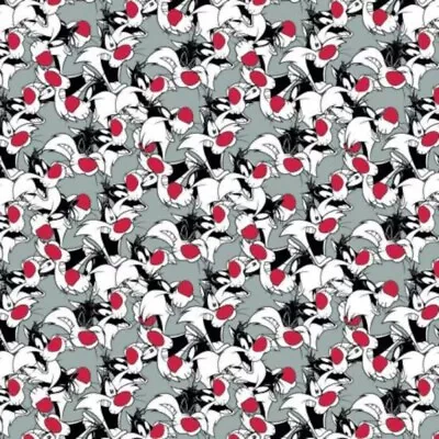 Buy 100% Cotton Fabric Camelot Fabrics Looney Tunes Sylvester Kids Cartoon TV Show • 1.50£