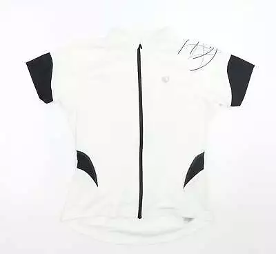 Buy Pearl Izumi Womens White Polyester Basic T-Shirt Size M Round Neck • 6.50£