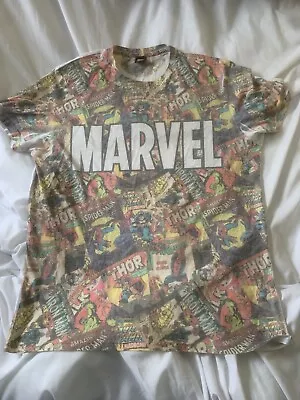 Buy Marvel Comics T Shirt By George Large 42 Chest • 4£