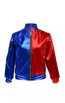 Buy Kids Harley Quinn Suicide Squad Halloween Cosplay Party Bomber Jacket 5-13 Years • 11.99£