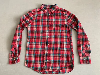 Buy Uniqlo Womens Shirt Flannel Checked Top Lumberjack Red Soft XS • 9.99£