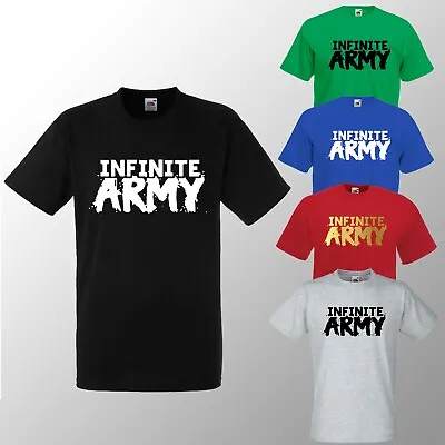 Buy Infinite Lists T Shirt Youtuber Merch Kids Youth Top Faze Merch Infinite Army  • 8.99£