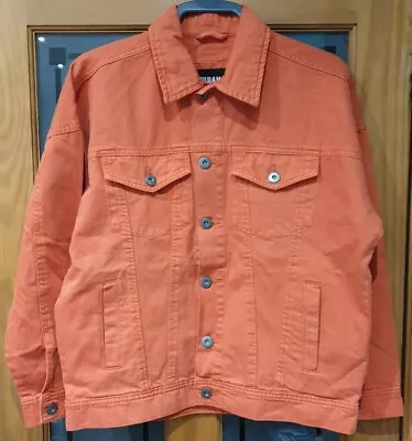 Buy Urban Classics Men's Oversize Garment Dye Jacket Denim Size SMALL - Rust Orange • 22£