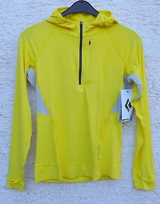 Buy Black Diamond Alpenglow Pro Hoody Women Lightweight Hooded Shirt Clean Yellow • 85.66£