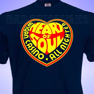 Buy Wigan Casino HEART OF SOUL Northern Soul SKA Mens S To 3xL Cotton T-Shirt • 11.95£