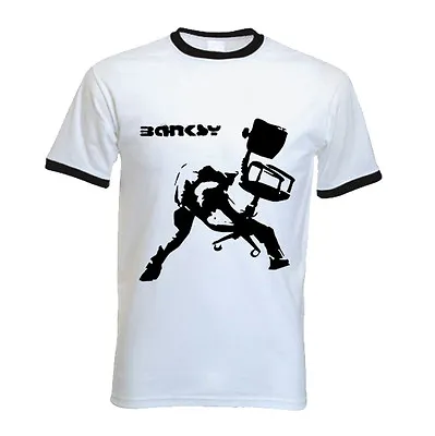 Buy BANKSY OFFICE CHAIR T-SHIRT - The Clash London Calling - Choice Of  Colours • 12.95£