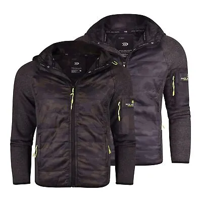 Buy Mens Duck And Cover Full Zip Hooded Designer Camo Jacket Zip Pockets Hoodie Coat • 24.99£