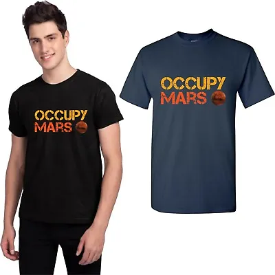 Buy Occupy Mars T-Shirt Space  Mars Exploration Nasa Kids & Adults Tee Top • 11.99£