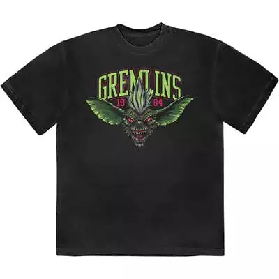 Buy Gremlins - Unisex - T-Shirts - Medium - Short Sleeves - Stripe 1984 Gr - K500z • 15.38£