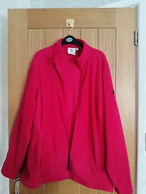 Buy Tog 24 Cerise Zip Up Fleece Jacket Size 20 Brand New • 6.95£
