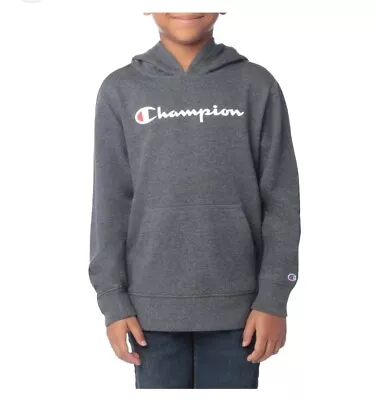 Buy Champion Boys/kids/boys Grey Hoodie Sport Y2k Logo  • 6.50£