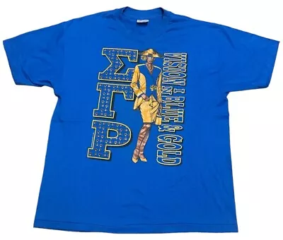 Buy Vision In Blue And Gold 1992 College Single Stitch Hanes T Shirt Size XL • 15£