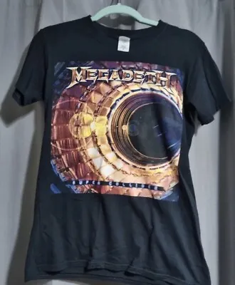 Buy Megadeth T Shirt Super Collider Rare Band Tee Merch Size Small Dave Mustaine • 10£