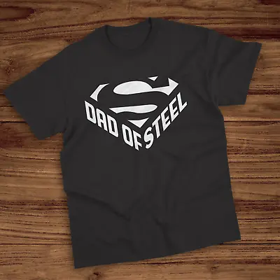 Buy Super Dad Adult T-Shirt Gift For Father's Day Or Birthday   Dad Of Steel  • 9.99£