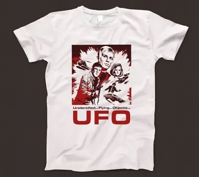 Buy UFO T Shirt 834 1970s TV Show Alien Invasion Space 1999 The Invaders Time Tunnel • 12.95£
